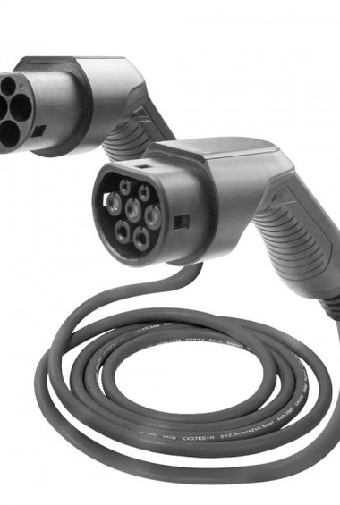 Câble de recharge Noir - Type 2 - Type 2 - 7m - 22kW (3 phases 32A) - T2 T2