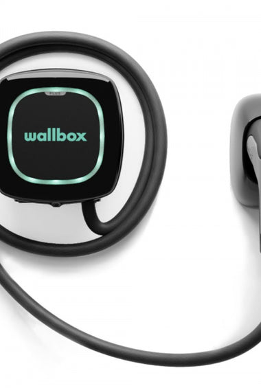 WALLBOX Borne de recharge Pulsar Plus - câble attaché 5m Type 2 - 1,4 à 7,4kW - monophasé - Bluetooth - Wifi